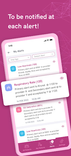 Firstday Healthcare Alert Screen 3