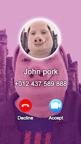 Screenshot 1 Fake Call From John Pork android