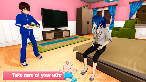 Pregnant Mother Simulator: Anime Girl Family Life screenshots 3