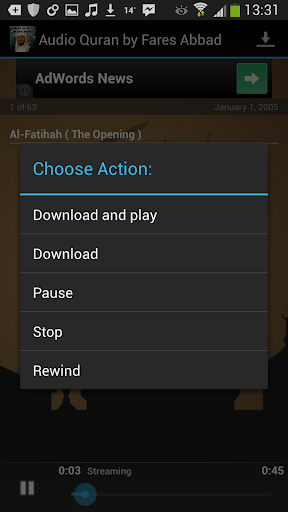 Audio Quran by Fares Abbad Screen 3