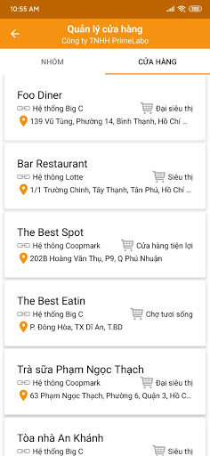 Android application Field App screenshort