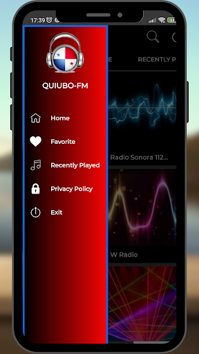 Android application Quiubo estereo 103.3 Panameñas screenshort
