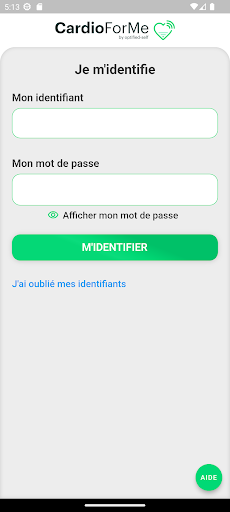 Android application CardioForMe screenshort