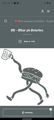 Android application ØB - Ølbar På Østerbro screenshort