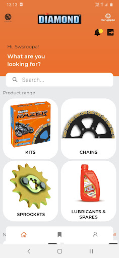Android application Diamond India Catalog screenshort