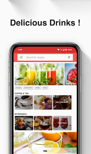 Drink and Cocktail Recipes App Screen 2