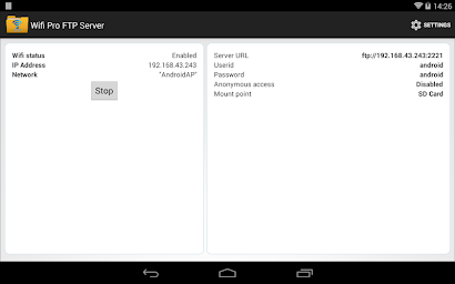 WiFi Pro FTP Server