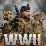 World war 2 1945: ww2 games icon