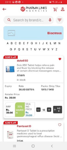Pharma Links Screen 3