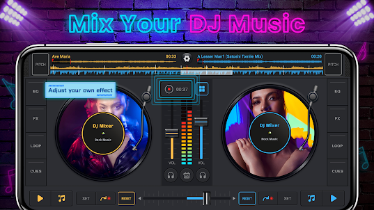 DJ Music Mixer - DJ Drum Pad