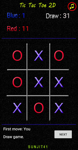 Tic Tac Toe 2D Screen 2