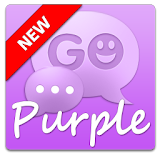 Purple GO SMS Theme icon