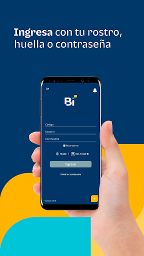 Android application Bi en Línea screenshort
