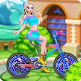 Wash Bike Angela Girl icon