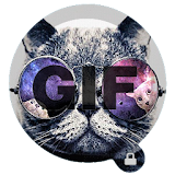 Dreamer Kitty GIF Locker icon