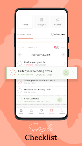 Easy Wedding Planner (UK) Screen 3