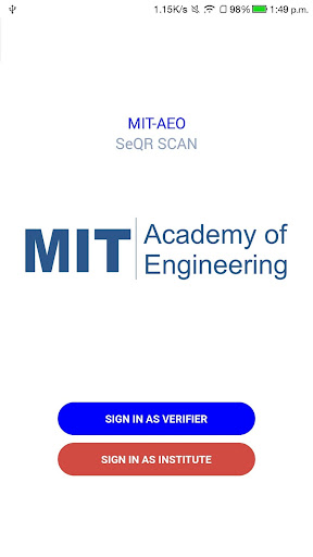Android application MIT-AOE SeQR Scan screenshort
