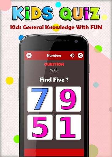 Kids General Knowledge Quiz Screen 3