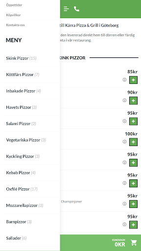 Kärra Pizzeria Screen 2