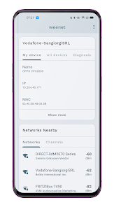 Screenshot 1 WeeNet - Network Utility Suite android