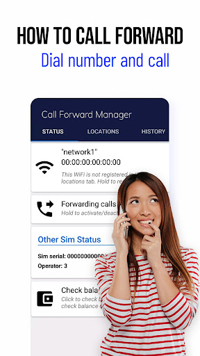 Call Forwarding - Call Divert Screen 3