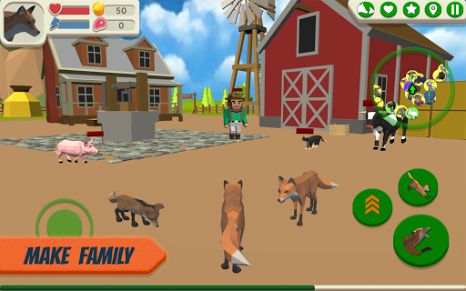 Fox Family - Animal Simulator - Simulation - games