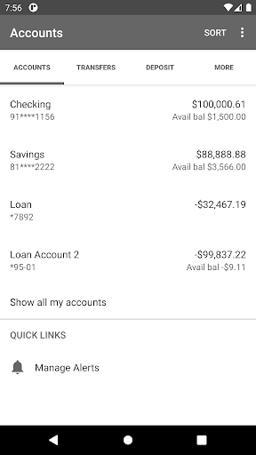 PEPCO Federal Credit Union Screen 3