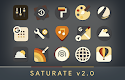 screenshot of Saturate - Free Icon Pack