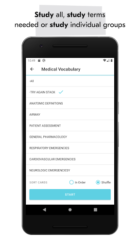Medical Vocabulary Flashcards Screen 3