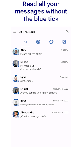 Android application NoBlueTick Pro: No Last Read screenshort