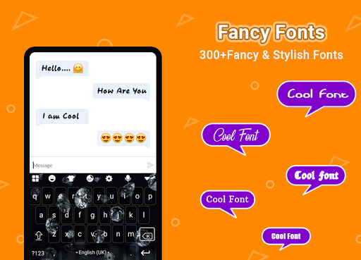 Diamond Keyboard Theme Screen 3