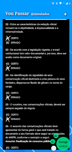 PRF - Vou Passar simulados Screen 3