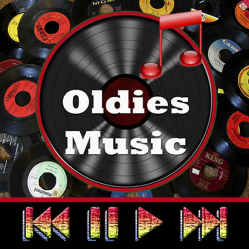 50s 60s 70s Oldies Music Radio logo