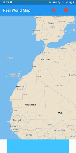Real world map