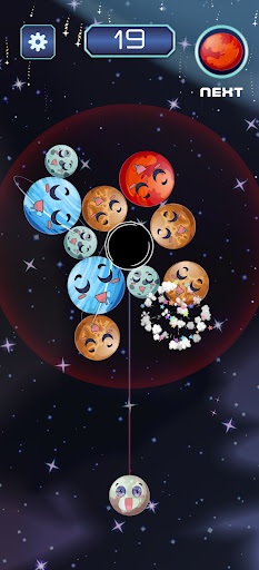 Android application Cosmic merge: suika game screenshort