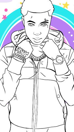 AR Draw Coloring NBA Youngboy