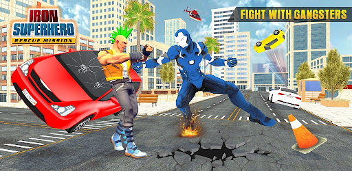 Iron Rope Hero: Superhero Game Screen 2