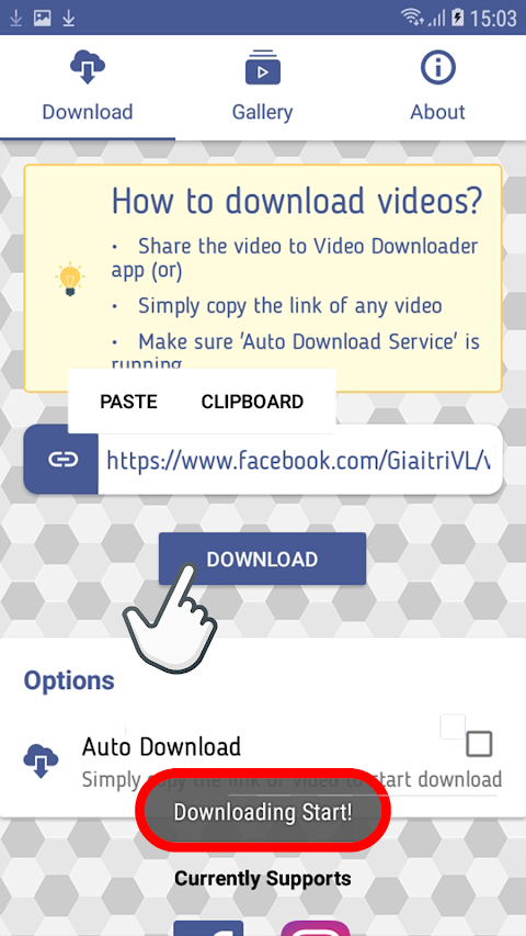 Video Downloader for Facebook App - No Watermarkのおすすめ画像3