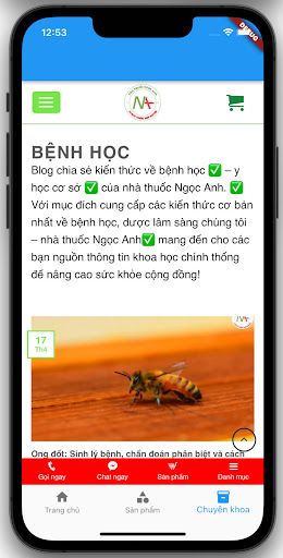 Nhà thuốc Ngọc Anh Online Screen 2