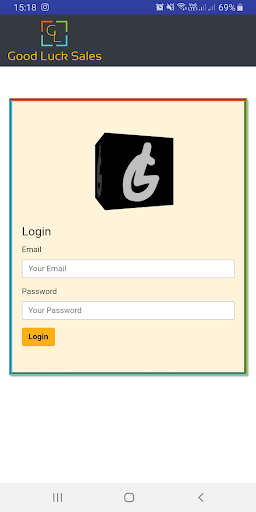 Android application Good Luck Sales screenshort