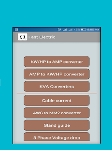 Fast electrical calculations 5.1.9 APK screenshots 10