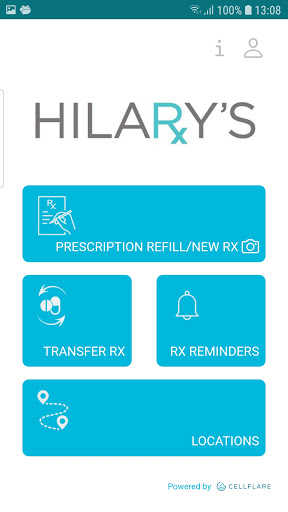 Android application Hilary's Pharmacy Mobile App screenshort