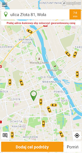 Tanie-Taxi Screen 3