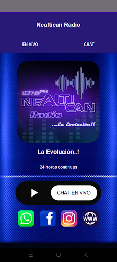 Android application Nealtican Radio screenshort
