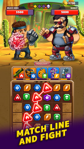 Battle Lines: Puzzle Fighter Screen 2