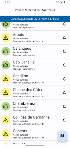 Android application Accès Massifs 13 screenshort