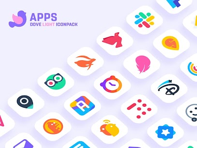 Dove Light  Icon Pack v2.4 APK (MOD, Premium Unlocked) Free For Android 5