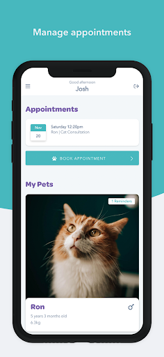 Android application Beacon View Vets screenshort