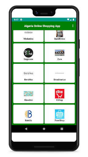 Algeria Online Shopping App Screen 2