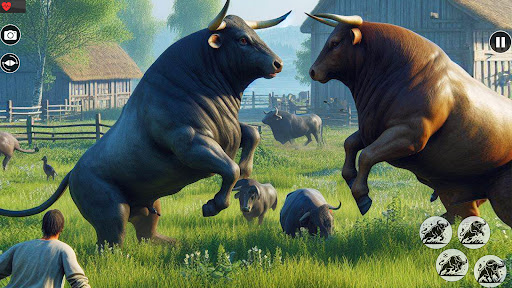 Android application Scary Cow Rampage Animal Games screenshort